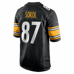 NFL Matt Sokol Pittsburgh Steelers Team Game Jersey - Black