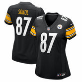NFL Matt Sokol Pittsburgh Steelers Women's Team Game Jersey - Black