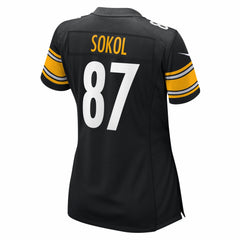 NFL Matt Sokol Pittsburgh Steelers Women's Team Game Jersey - Black