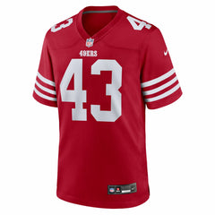 NFL Messiah Swinson San Francisco 49ers Team Game Jersey - Scarlet