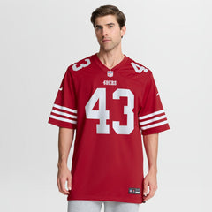NFL Messiah Swinson San Francisco 49ers Team Game Jersey - Scarlet
