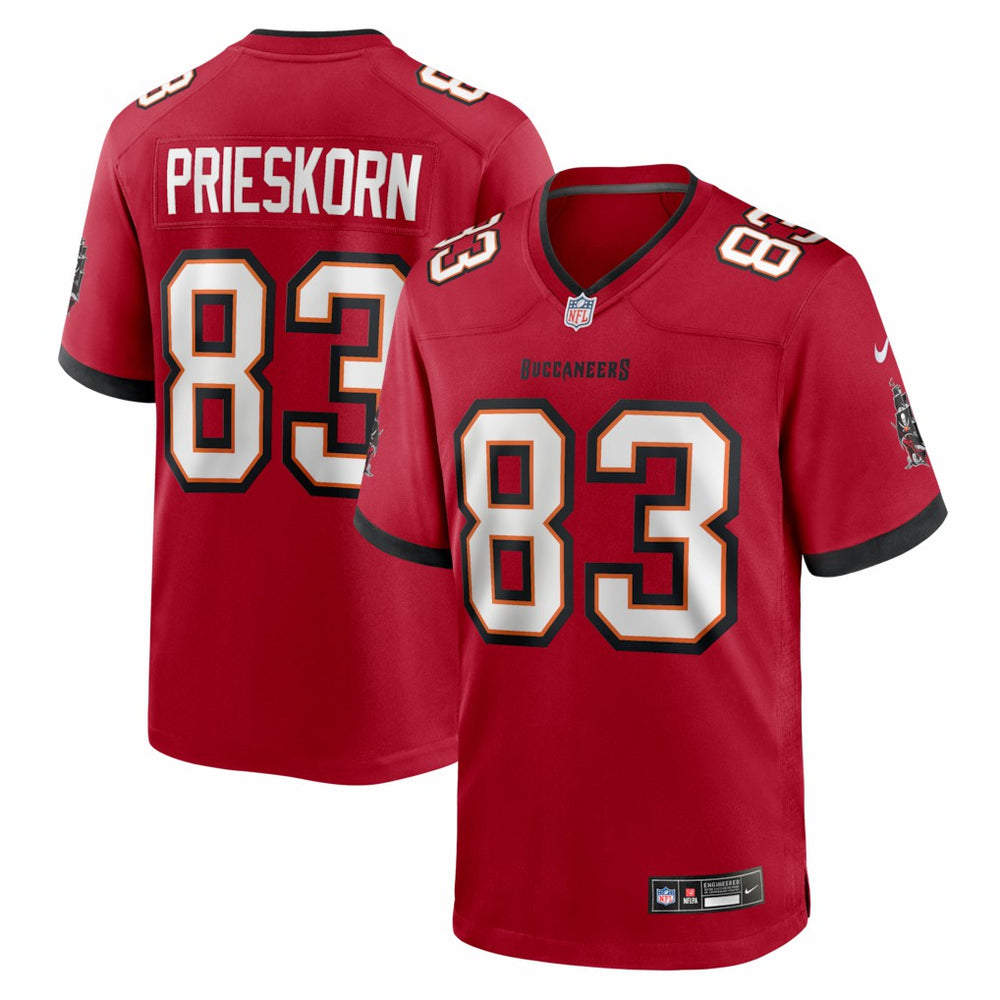NFL Caden Prieskorn Tampa Bay Buccaneers Team Game Jersey - Red