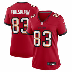 NFL Caden Prieskorn Tampa Bay Buccaneers Women's Team Game Jersey - Red