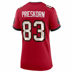NFL Caden Prieskorn Tampa Bay Buccaneers Women's Team Game Jersey - Red