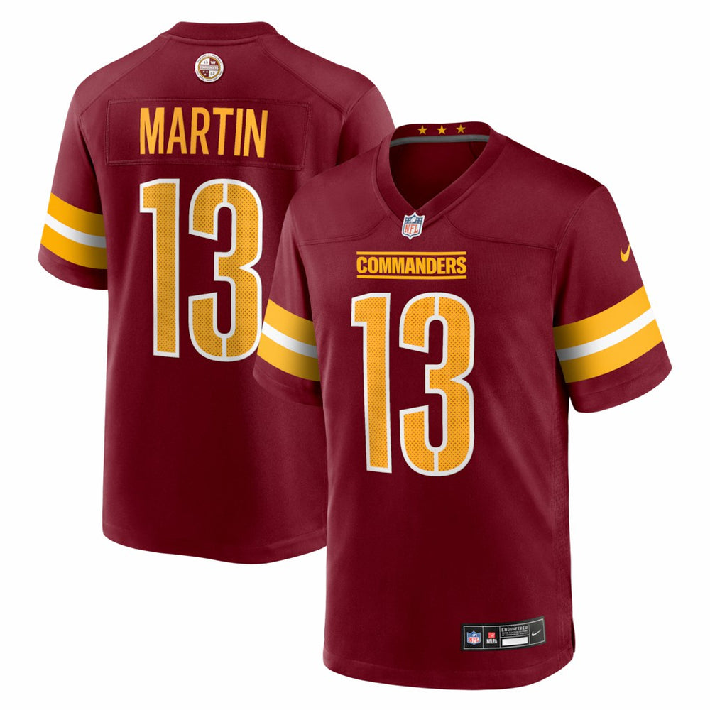 NFL Tay Martin Washington Commanders Team Game Jersey - Burgundy