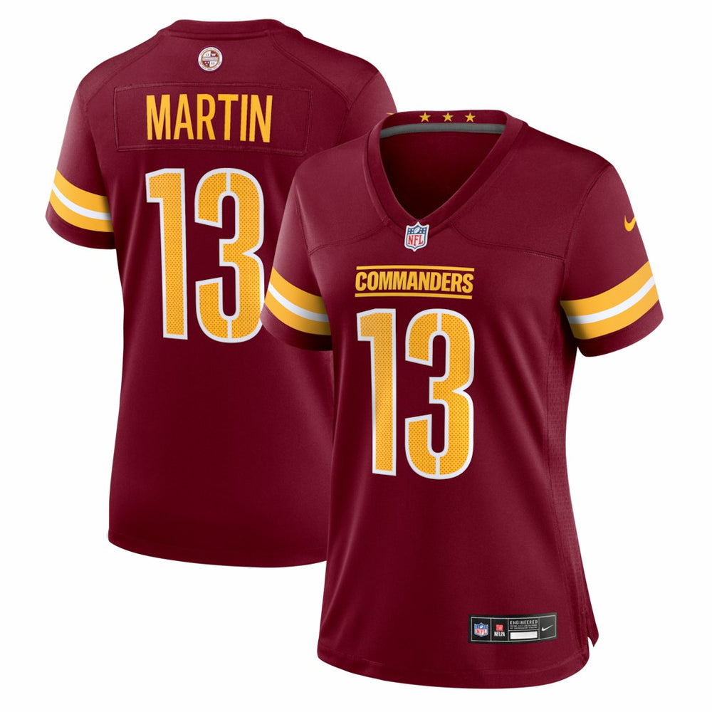 NFL Tay Martin Washington Commanders Women's Team Game Jersey - Burgundy