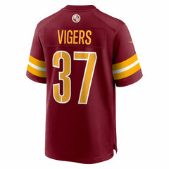 NFL Car'lin Vigers Washington Commanders Team Game Jersey - Burgundy