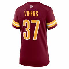 Car'lin Vigers Washington Commanders Women's Team Game Jersey Burgundy