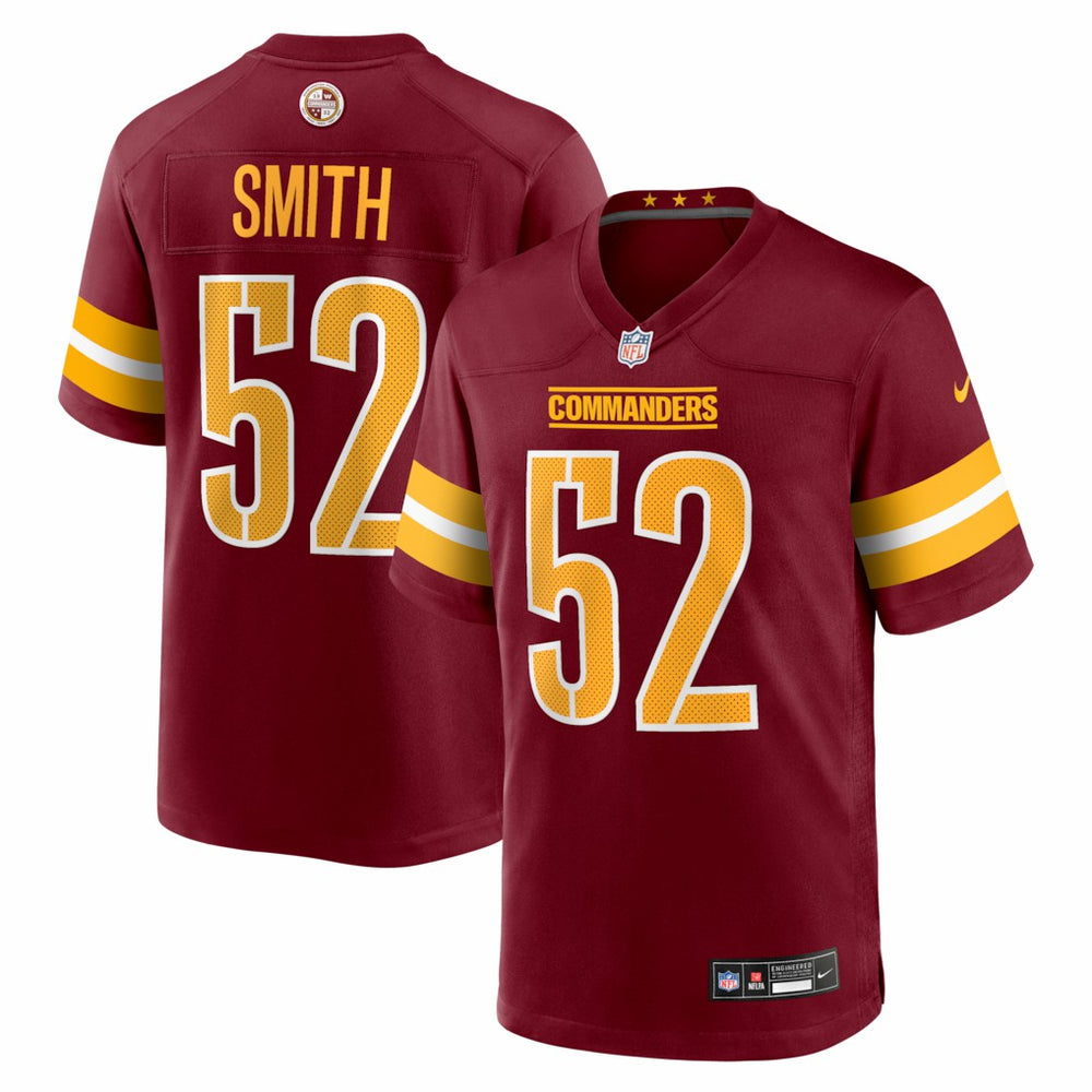 NFL Preston Smith Washington Commanders Team Game Jersey - Burgundy