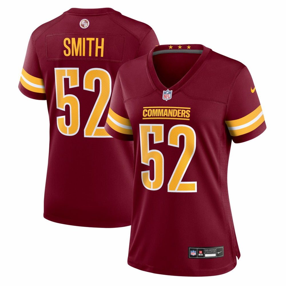 NFL Preston Smith Washington Commanders Women's Team Game Jersey - Burgundy