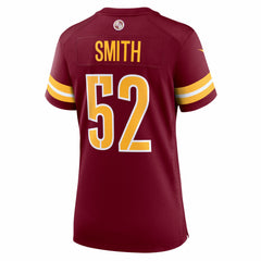 NFL Preston Smith Washington Commanders Women's Team Game Jersey - Burgundy