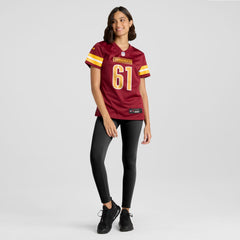 NFL Tyler Cooper Washington Commanders Women's Team Game Jersey - Burgundy