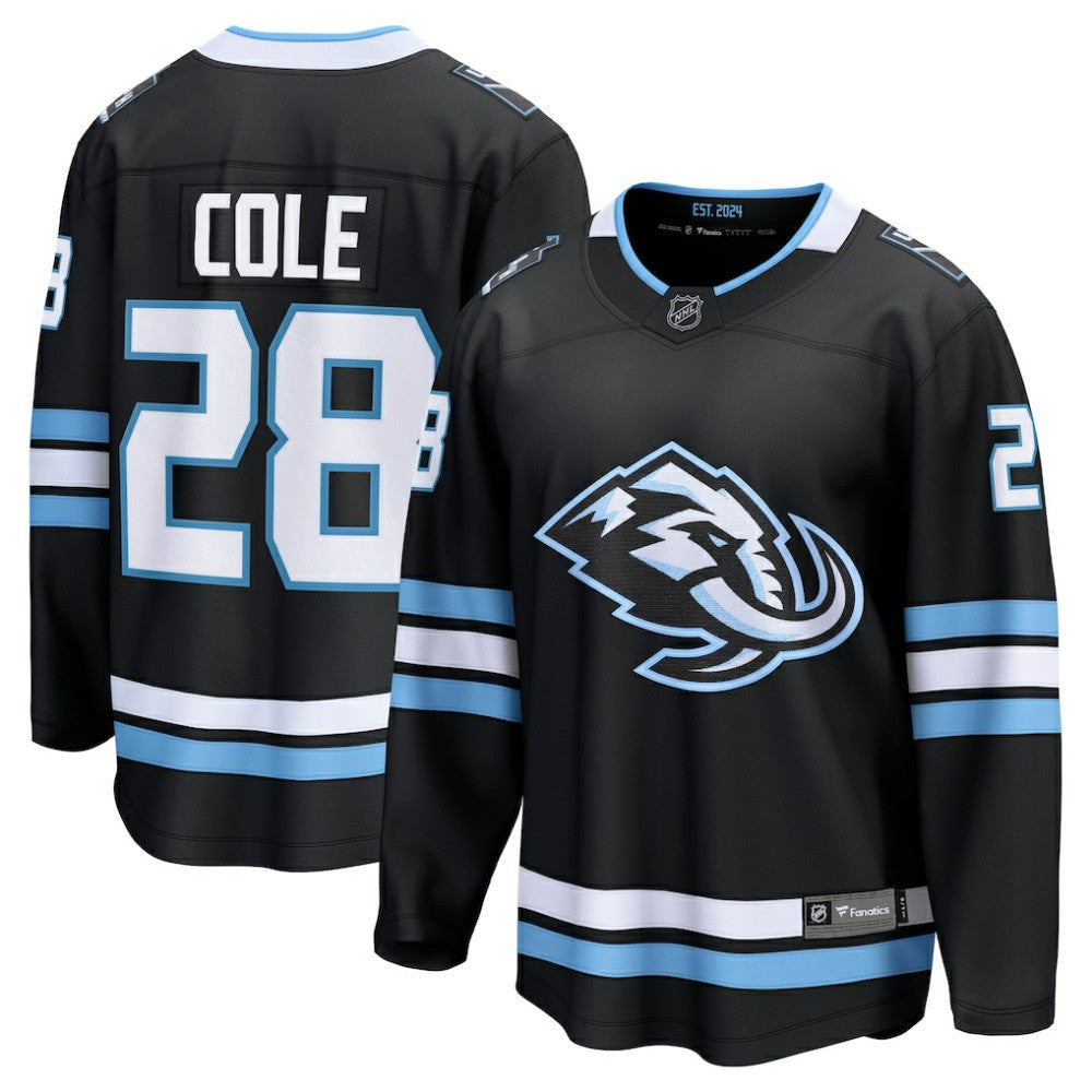 NHL Ian Cole Utah Mammoth Fanatics Home Breakaway Player Jersey - Black