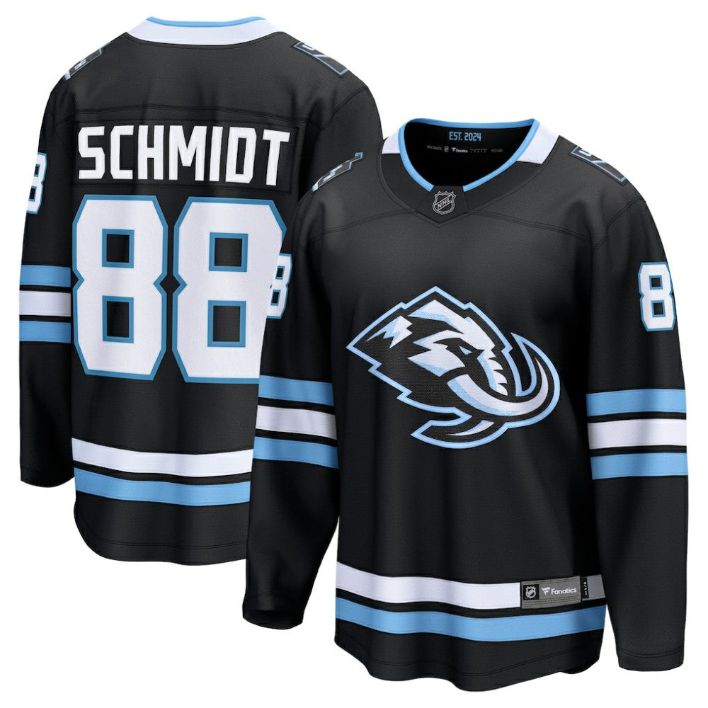 NHL Nate Schmidt Utah Mammoth Fanatics Home Breakaway Player Jersey - Black