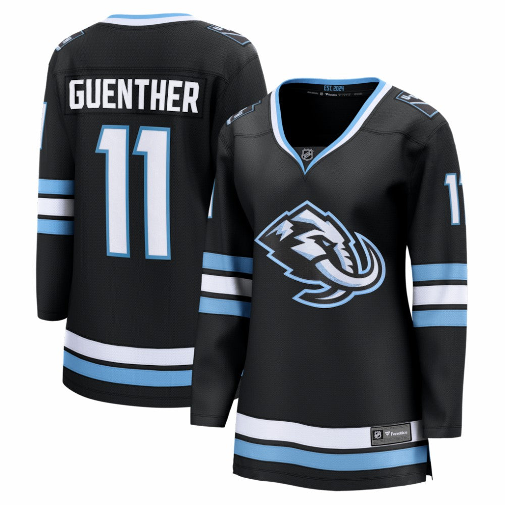 NHL Dylan Guenther Utah Mammoth Fanatics Women's Home Breakaway Player Jersey - Black