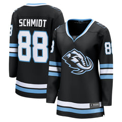NHL Nate Schmidt Utah Mammoth Fanatics Women's Home Breakaway Player Jersey - Black