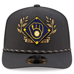 Milwaukee Brewers New Era 2025 National League Division Series Champions 9SEVENTY Adjustable Hat - Charcoal Hats