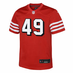 NFL The Faithful San Francisco 49ers Youth Alternate 2 Game Jersey - Scarlet