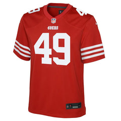 NFL The Faithful San Francisco 49ers Youth Team Game Jersey - Scarlet