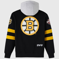 NHL Boston Bruins OVO x NHL Fleece Hoodie - Black