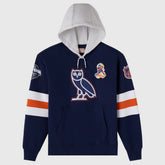 NHL Edmonton Oilers OVO x NHL Fleece Hoodie - Navy