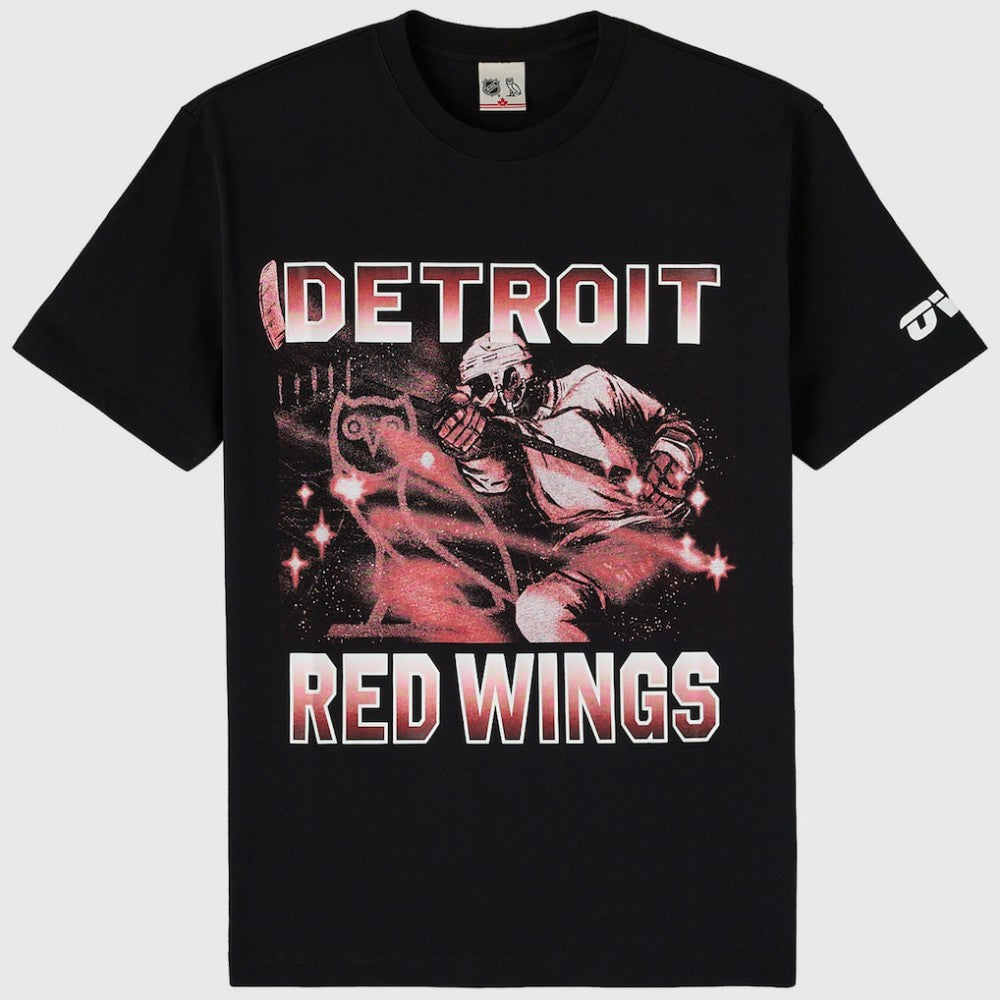 NHL Detroit Red Wings OVO x NHL Graphic T-Shirt - Black