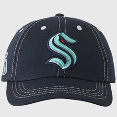 NHL Seattle Kraken OVO x NHL Adjustable Sport Hat - Deep Sea Blue