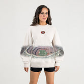 San Francisco 49ers Gameday Couture Women's Power Move Stadium Premium Drop Shoulder Sweatshirt Natural