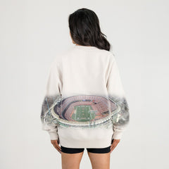 San Francisco 49ers Gameday Couture Women's Power Move Stadium Premium Drop Shoulder Sweatshirt Natural
