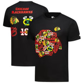 NHL Chicago Blackhawks Starter Logo Collage T-Shirt - Black