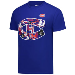 NHL Montreal Canadiens Starter Logo Collage T-Shirt - Blue