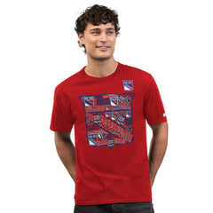 NHL New York Rangers Starter Logo Collage T-Shirt - Red