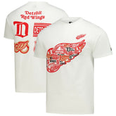 NHL Detroit Red Wings Starter Logo Collage T-Shirt - White