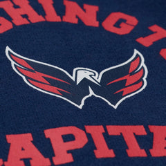 NHL Washington Capitals Mitchell & Ness Women's Crewneck Sweatshirt - Navy