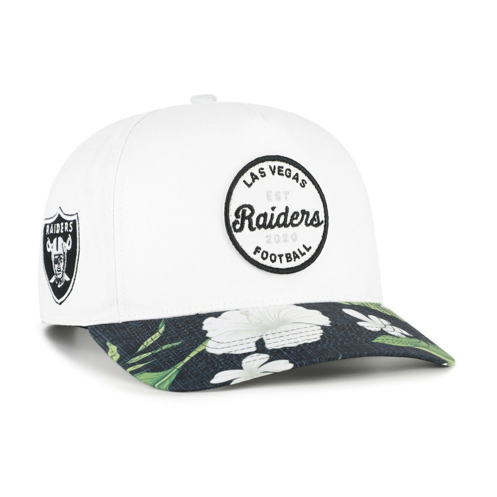 Las Vegas Raiders '47 Beach Side Hitch Adjustable Hat White/Black