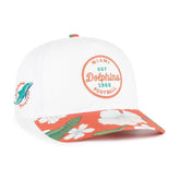Miami Dolphins '47 Beach Side Hitch Adjustable Hat White/Orange