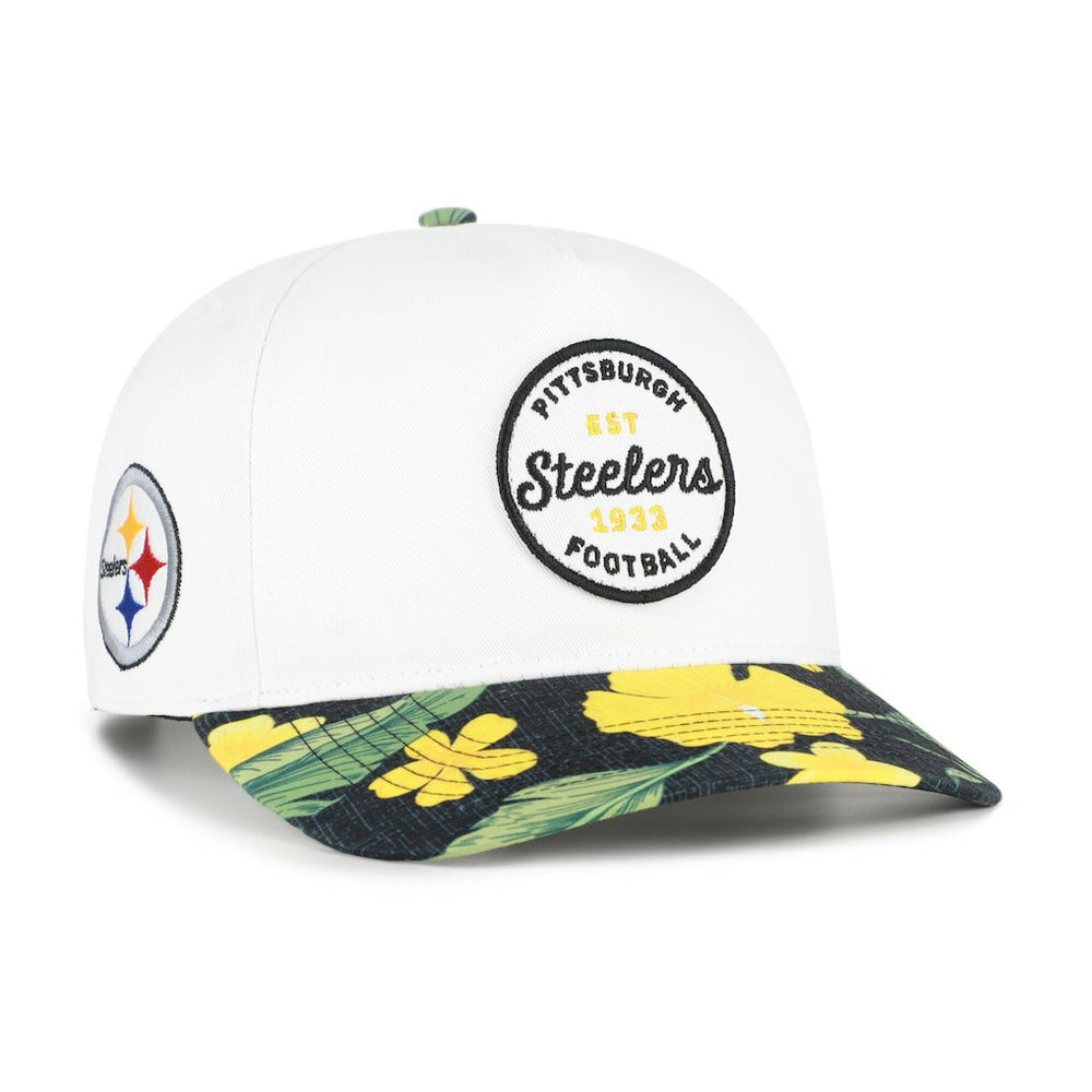 Pittsburgh Steelers '47 Beach Side Hitch Adjustable Hat White/Black