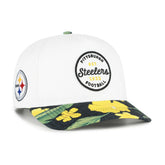 Pittsburgh Steelers '47 Beach Side Hitch Adjustable Hat White/Black