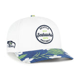 Seattle Seahawks '47 Beach Side Hitch Adjustable Hat White/College Navy
