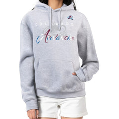 NHL Colorado Avalanche G-III 4Her by Carl Banks Women's Shadow Logo Fleece Hoodie - Gray