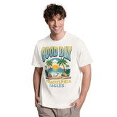 Philadelphia Eagles Margaritaville Good Day T-Shirt Cream