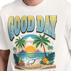 Philadelphia Eagles Margaritaville Good Day T-Shirt Cream