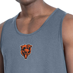 Chicago Bears MSX by Michael Strahan Energy Scoop Neck Tank Top Navy