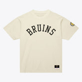 NHL Boston Bruins Mitchell & Ness Unisex Arched Team T-Shirt - Cream
