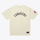 NHL Montreal Canadiens Mitchell & Ness Unisex Arched Team T-Shirt - Cream