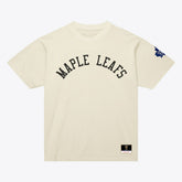 NHL Toronto Maple Leafs Mitchell & Ness Unisex Arched Team T-Shirt - Cream