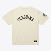 NHL Pittsburgh Penguins Mitchell & Ness Unisex Arched Team T-Shirt - Cream