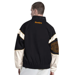 Pittsburgh Steelers Starter The Gust Full-Zip Hooded Jacket Black