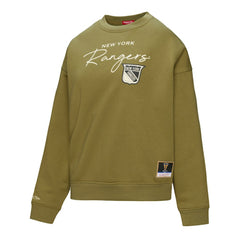 NHL New York Rangers Mitchell & Ness Women's Fleece Sweatshirt - Hunter Green