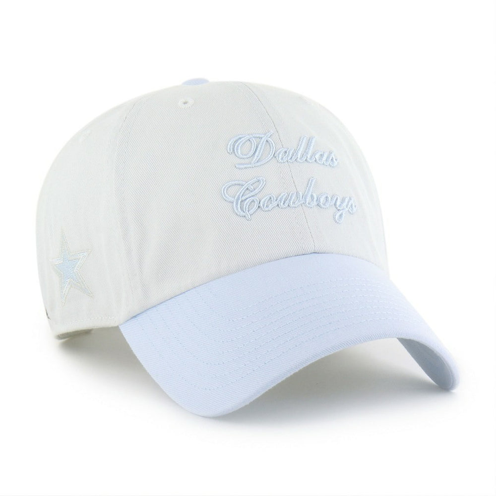 Dallas Cowboys '47 Women's Gelato Two-Tone Clean Up Adjustable Hat White